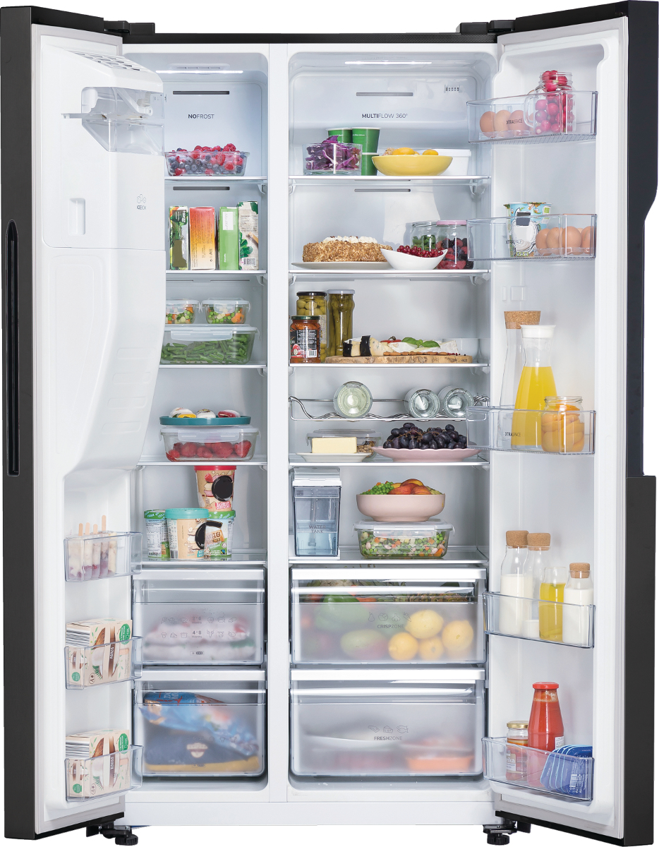 Gorenje NRS9EVB side-by-side refrigerator Freestanding – image 3