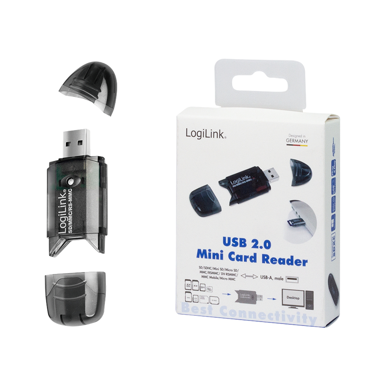 LogiLink CR0007 card reader USB 2.0 Black – image 7