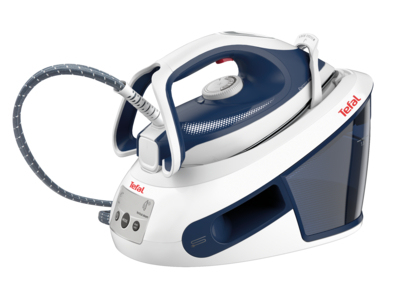 Tefal Express Airglide SV8001E1 steam ironing station Durilium Airglide soleplate Blue, White