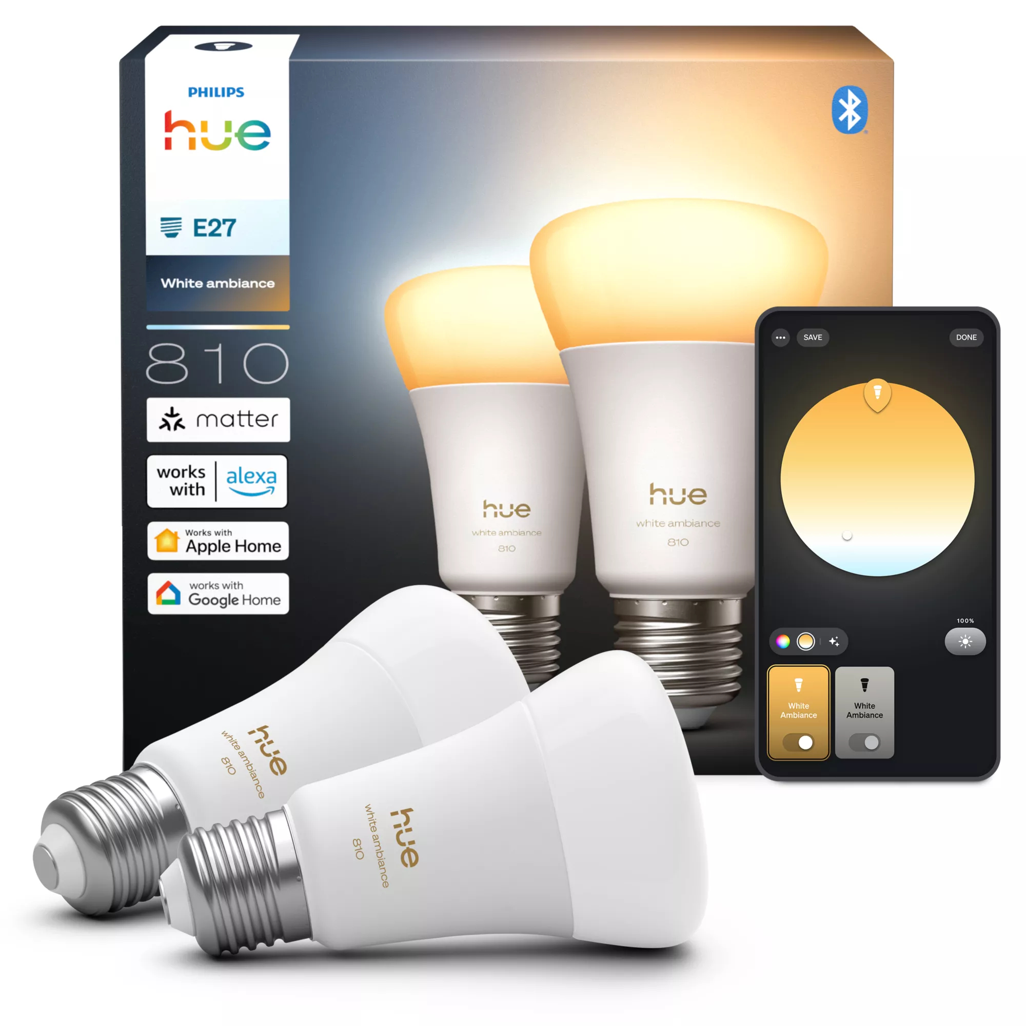 Philips by Signify Philips Hue White ambience A60 – E27 smart bulb – 810 – image 3