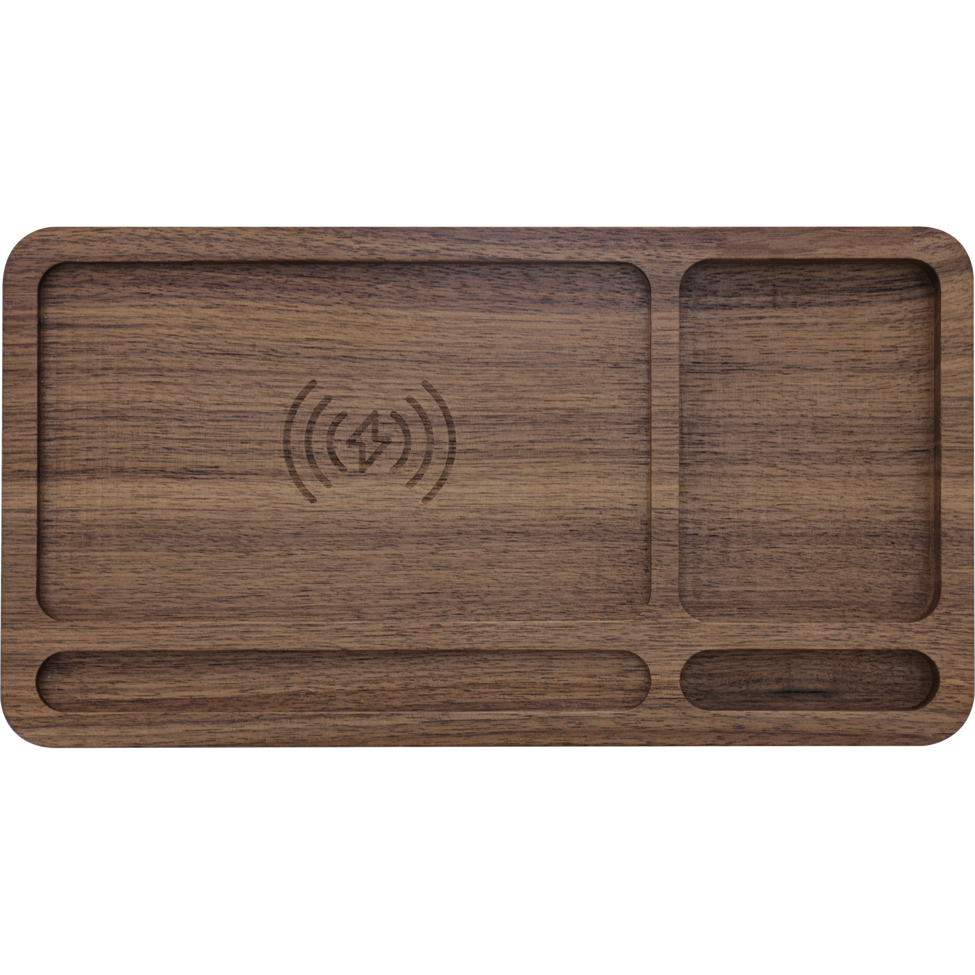 InLine WoodCharge - Organizer with integrated Qi charging surface – image 3