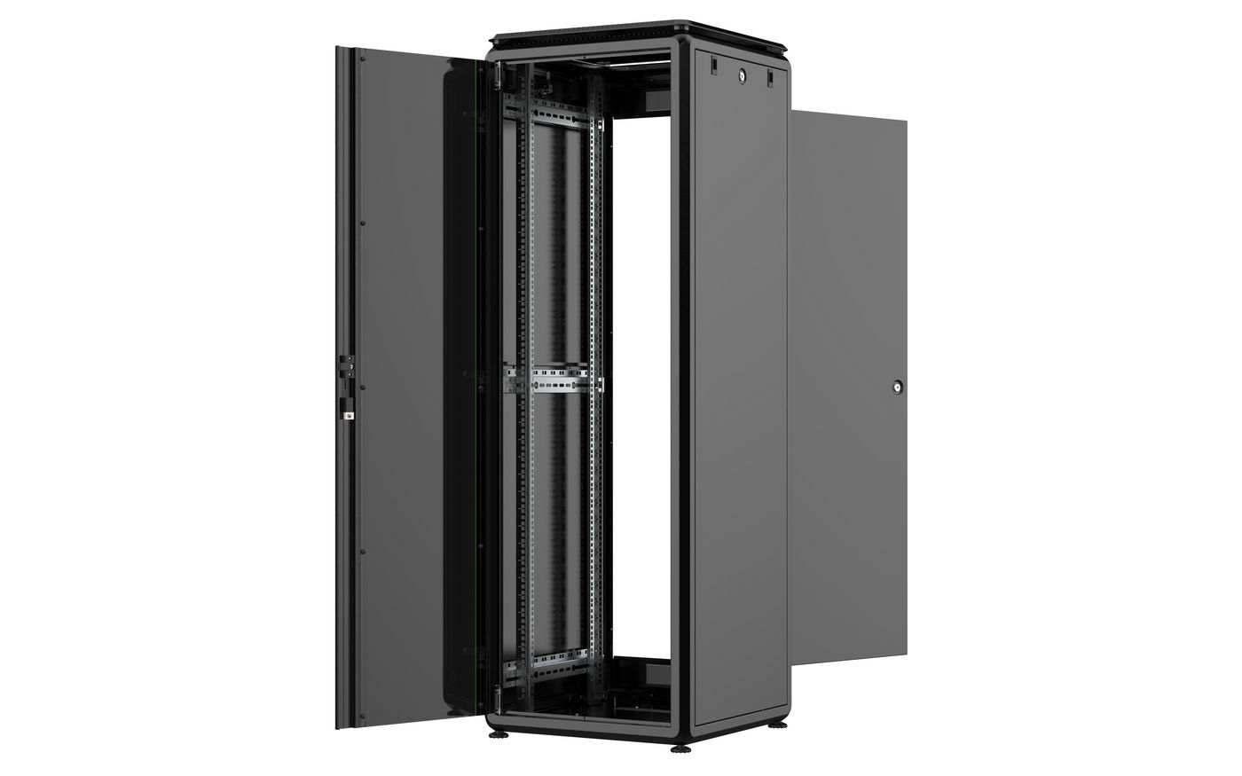 Lanview RDL36U66BL rack cabinet 36U Freestanding rack Black – image 2