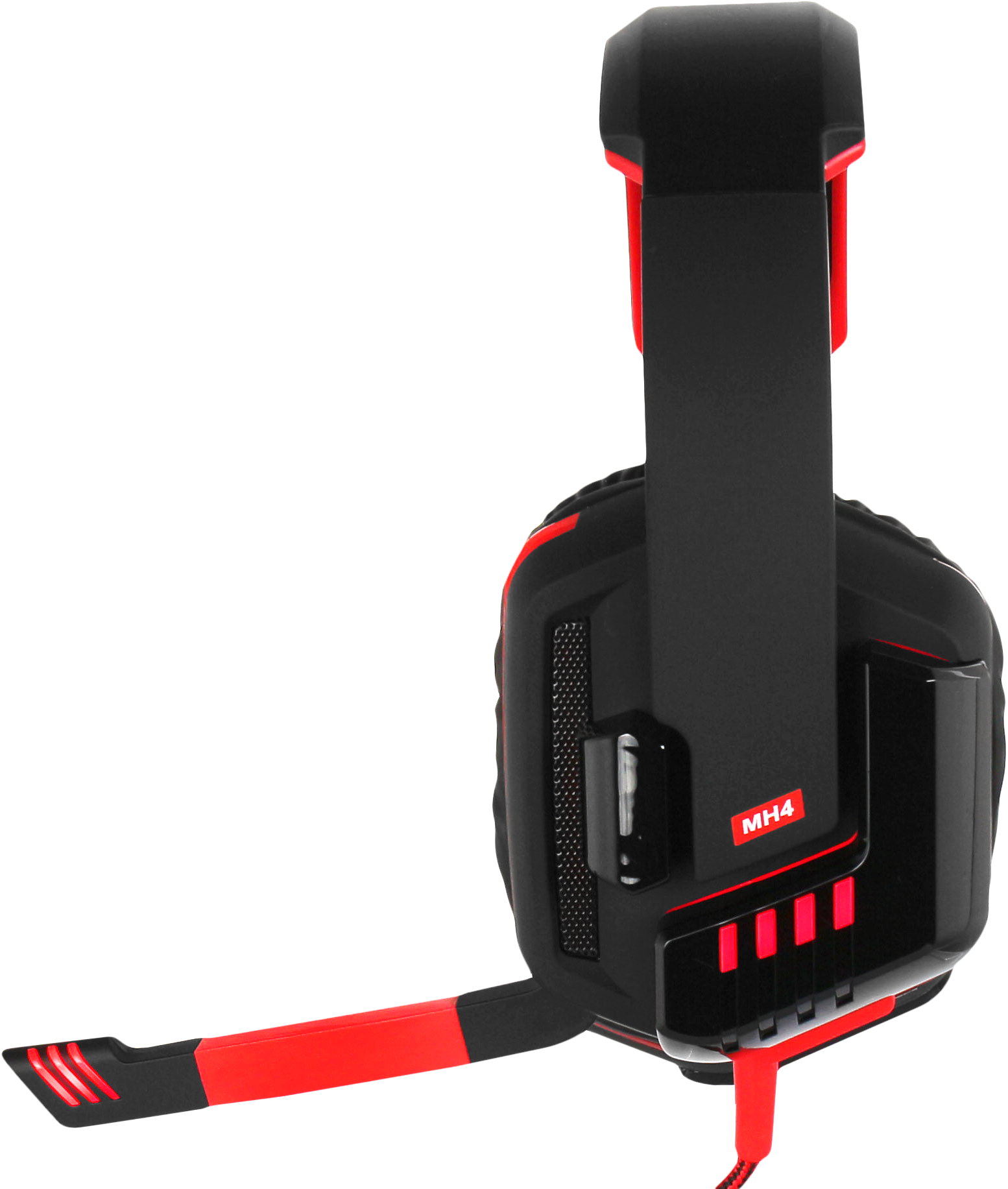 Mars Gaming MH4 headphones/headset Wired Head-band Black, Red – image 5