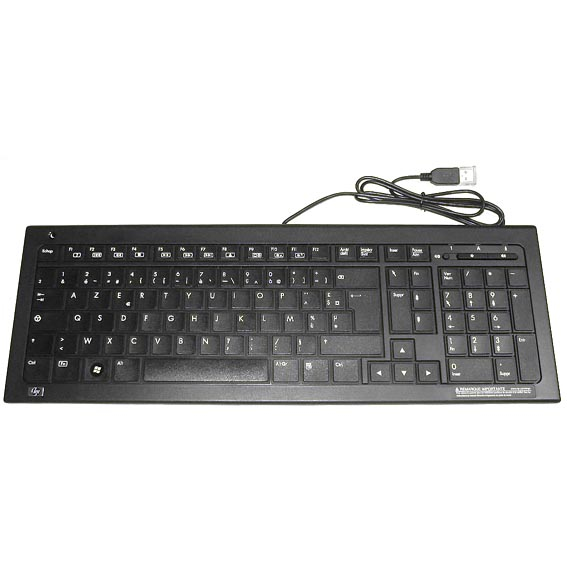 HP 505129-381 keyboard USB Dutch Black
