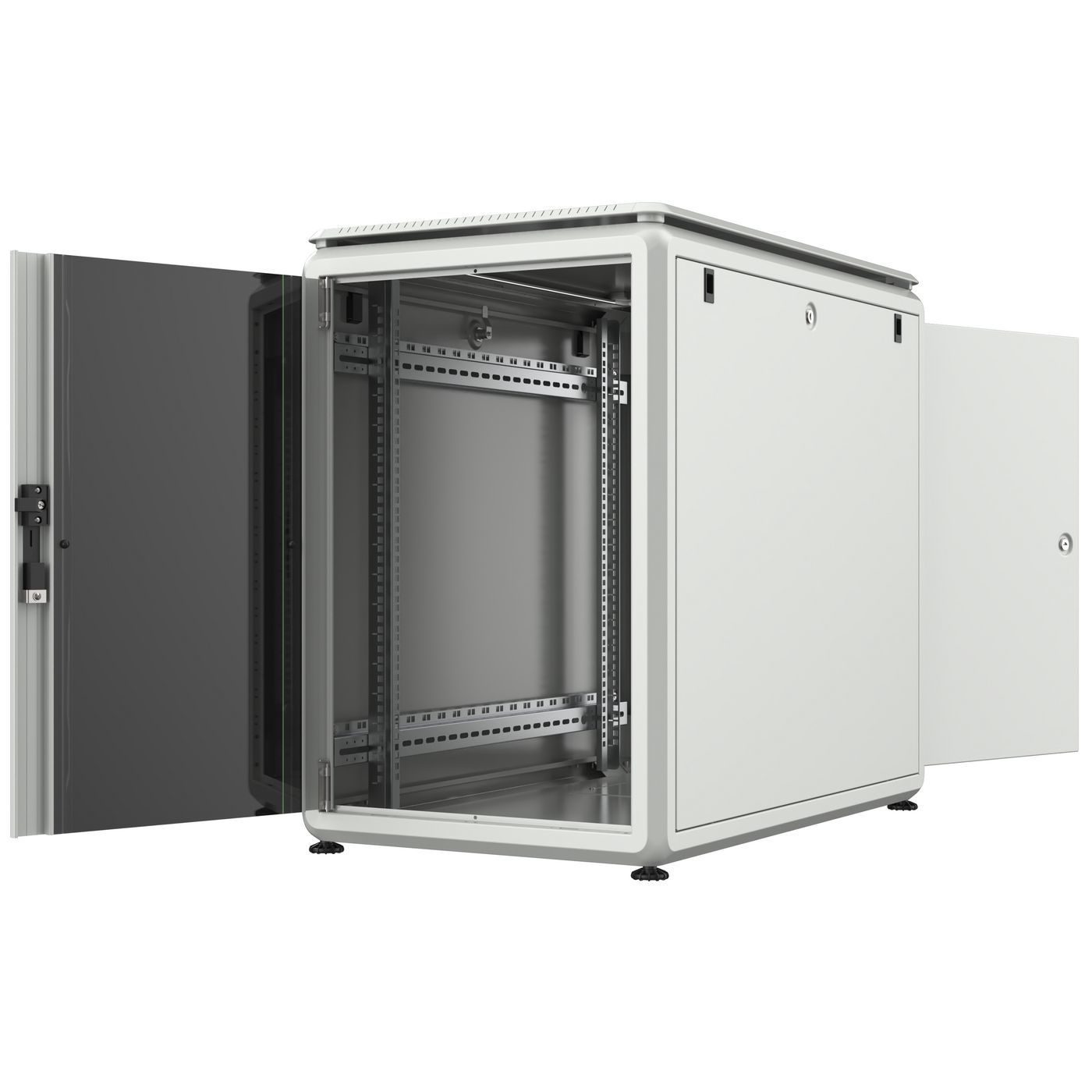 Lanview RDL16U61WH rack cabinet 16U Freestanding rack White – image 2