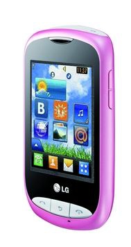 LG T310i 7.11 cm (2.8") Single SIM 900 mAh Black, Pink, White