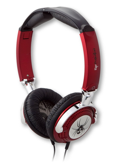 IFROGZ EP-NP-5200 headphones/headset Wired Head-band Red