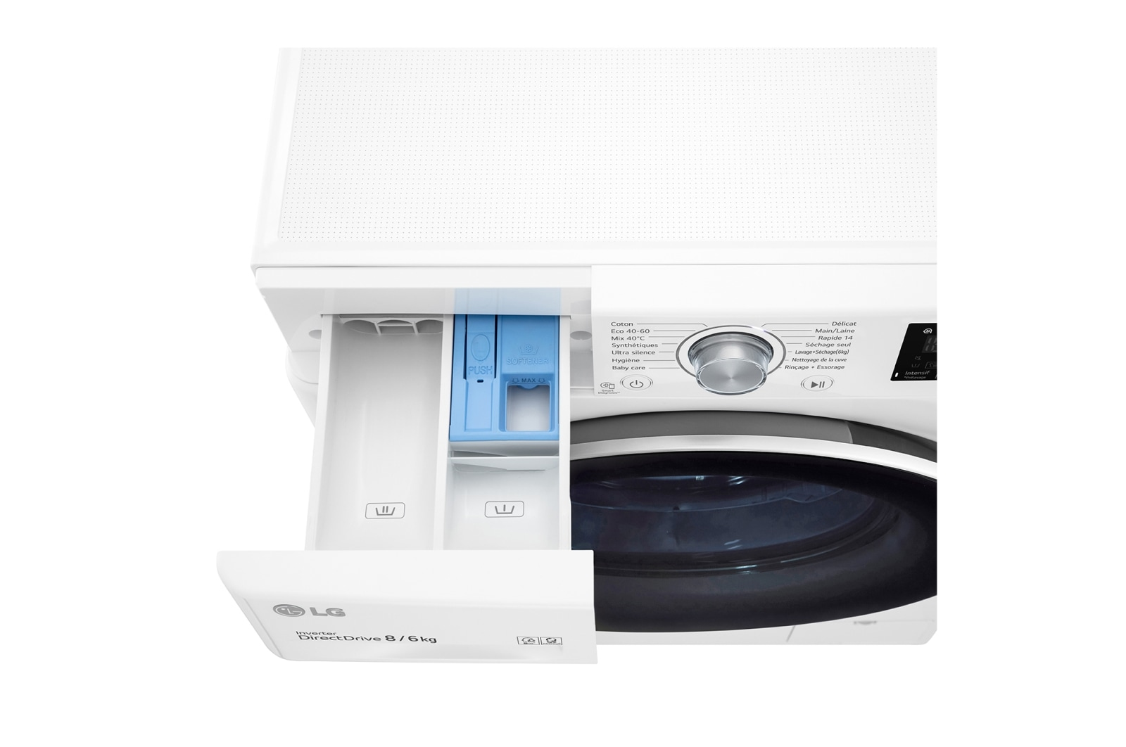 LG F864V31WR washer dryer Freestanding Front-load White – image 7