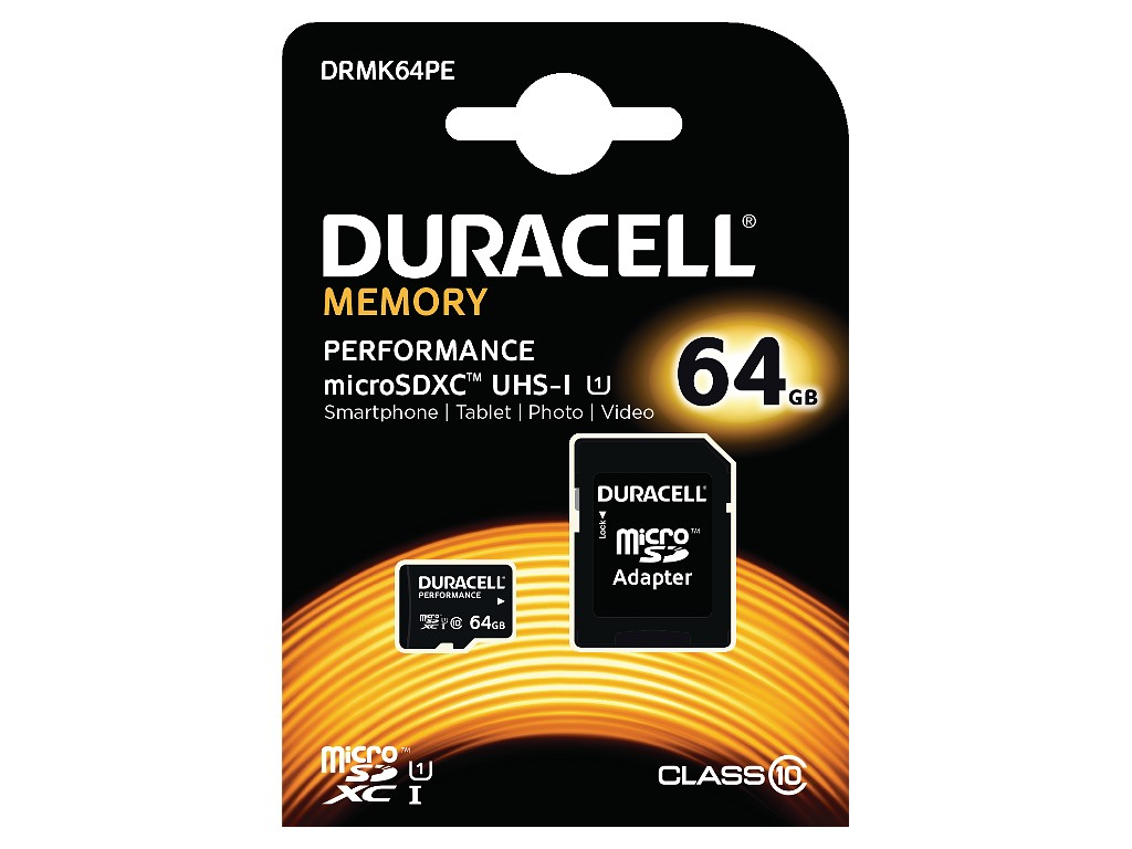 Duracell 64GB microSDXC Class 10 Kit
