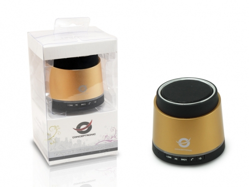 LevelOne CLLSPKPCARG speakerphone Universal USB/Bluetooth Gold – image 2
