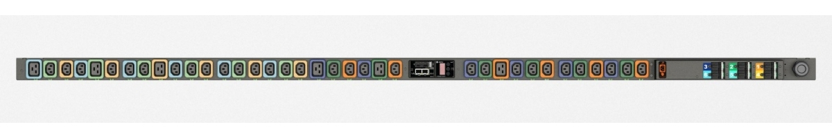 Vertiv Geist MNS3EGW2-36PT63-3PS56B0A10-S-A power distribution unit (PDU) 36 AC outlet(s) 0U Black
