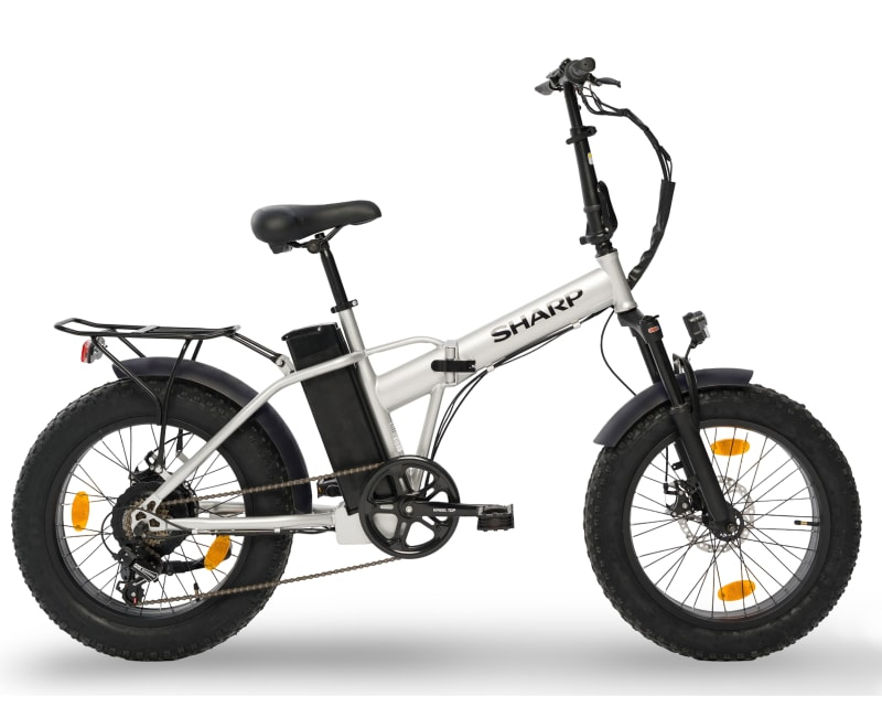 Sharp BK-FM03E-S electric bicycle Black, Silver Aluminium 17
