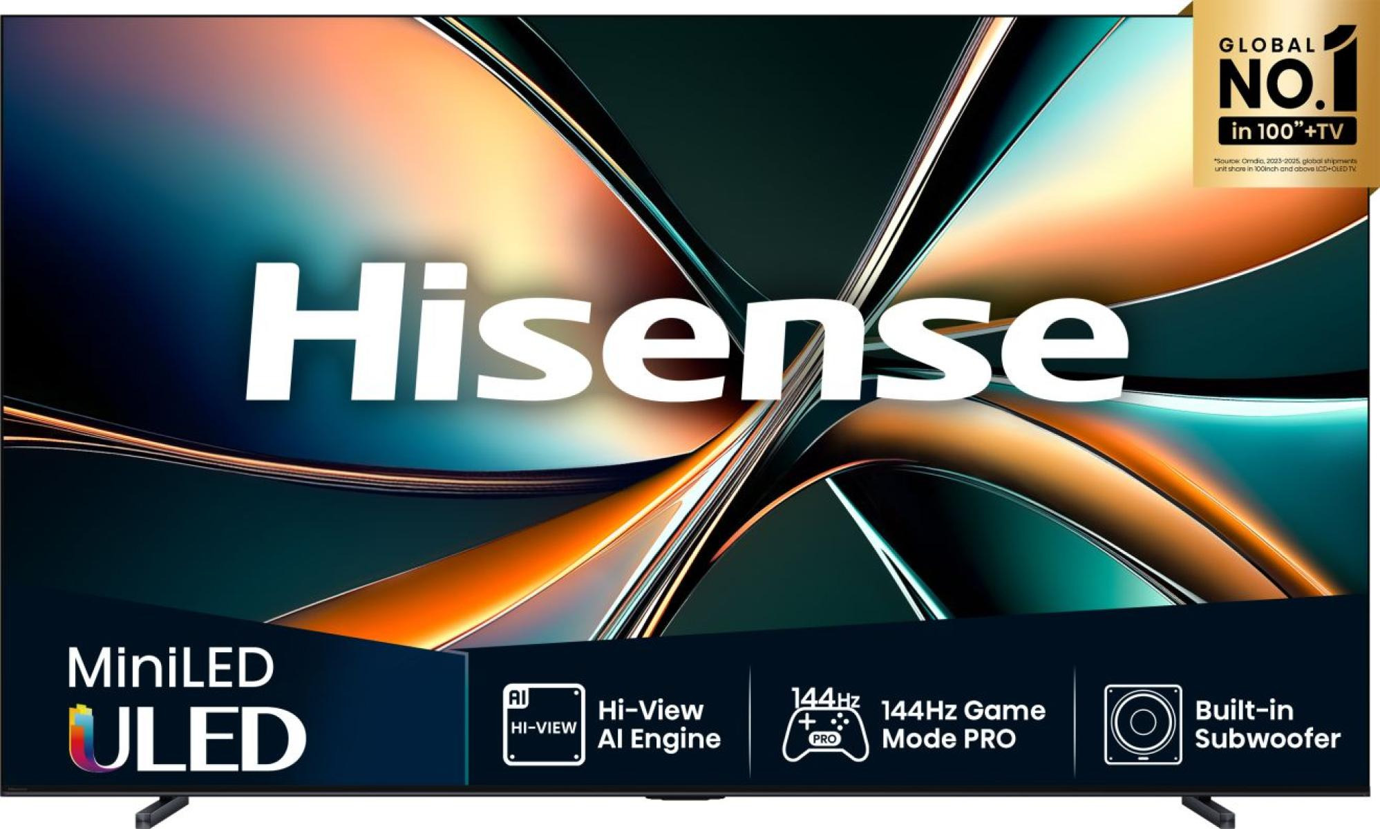 Hisense 85U7Q 2.16 m (85") 4K Ultra HD Smart TV Wi-Fi Black 450 cd/m² – image 1