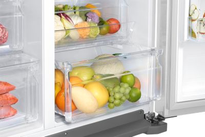Samsung RS53K4400WW side-by-side refrigerator Freestanding – image 8
