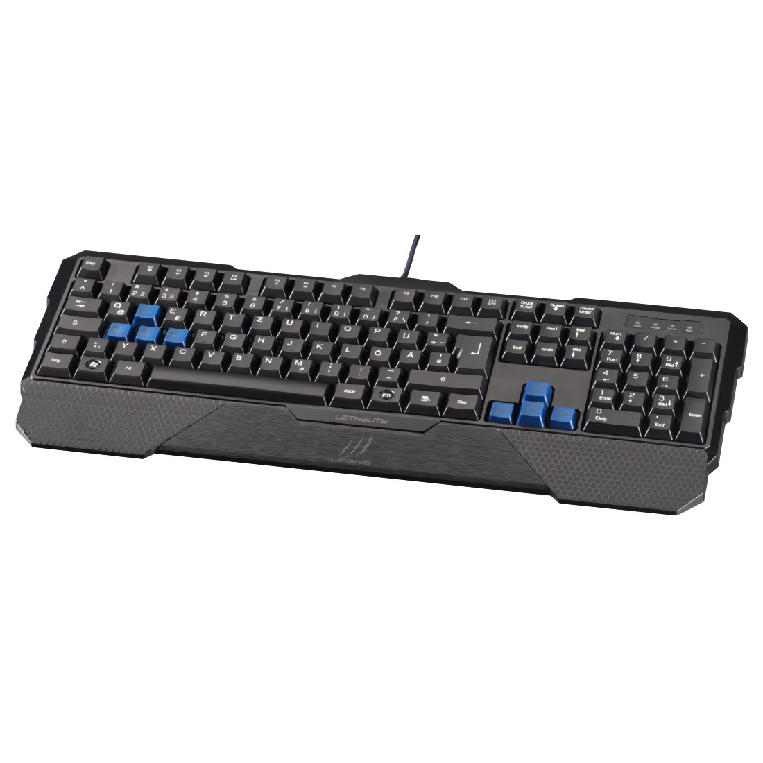 Hama 69113710 keyboard Universal USB Spanish Black