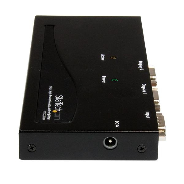 StarTech.com 2 Port High Resolution VGA Video Splitter with Built-in Amplifier, 350 MHz, VGA Splitter – image 2