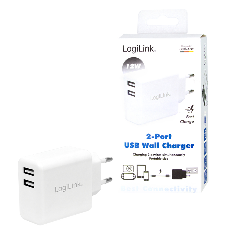 LogiLink PA0210W mobile device charger Smartphone, Tablet White AC Indoor – image 6