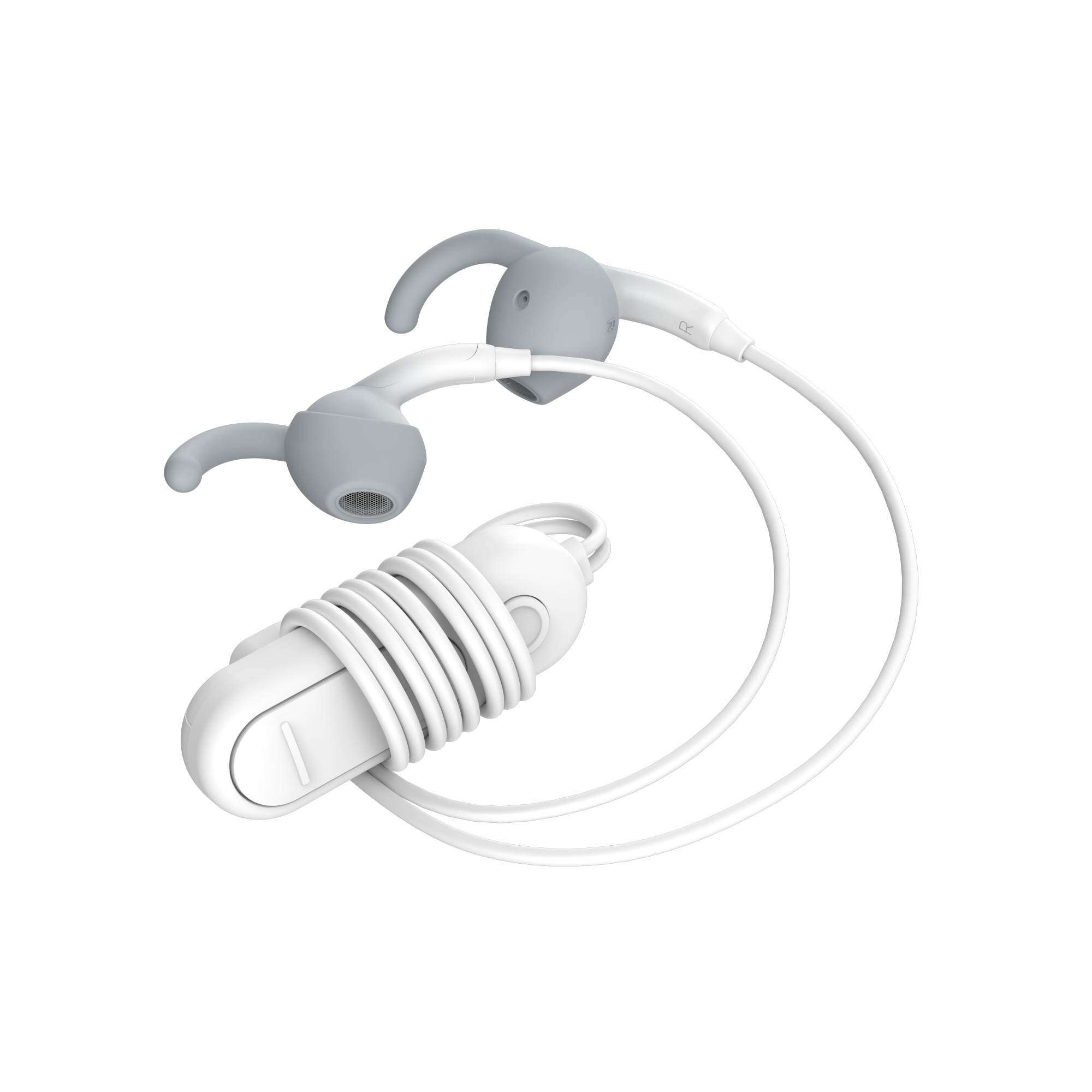 IFROGZ 304001835 headphones/headset Wired & Wireless In-ear Calls/Music Micro-USB Bluetooth Grey, White – image 2