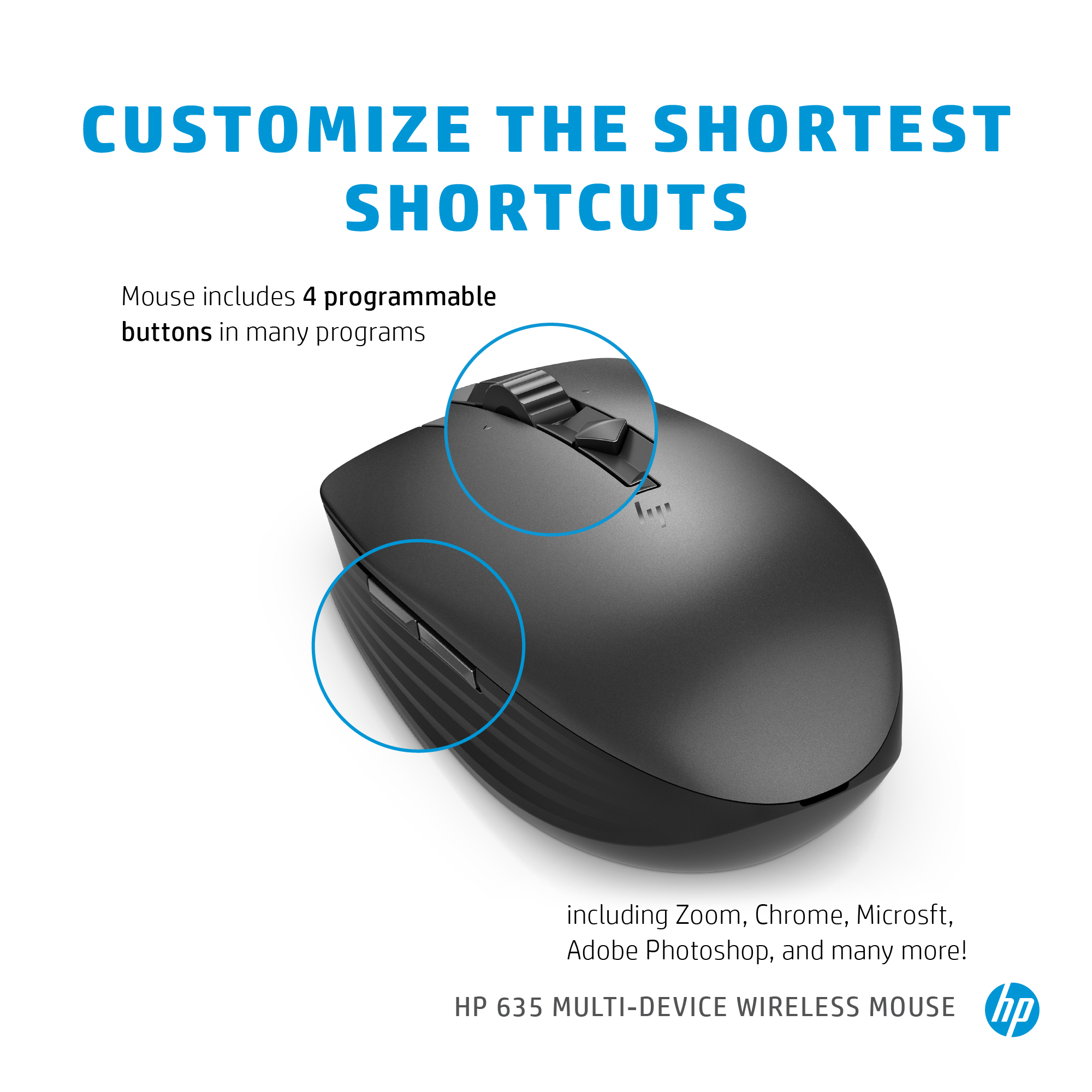 HP 635 Multi-Device Wireless Mouse – image 8