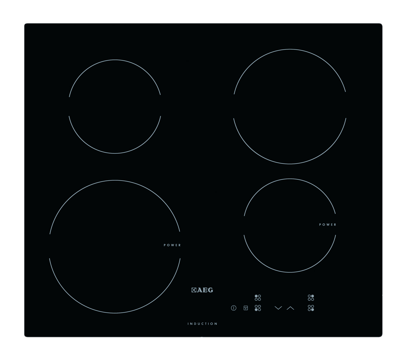 AEG HKI62401CB Black Built-in Zone induction hob 4 zone(s)