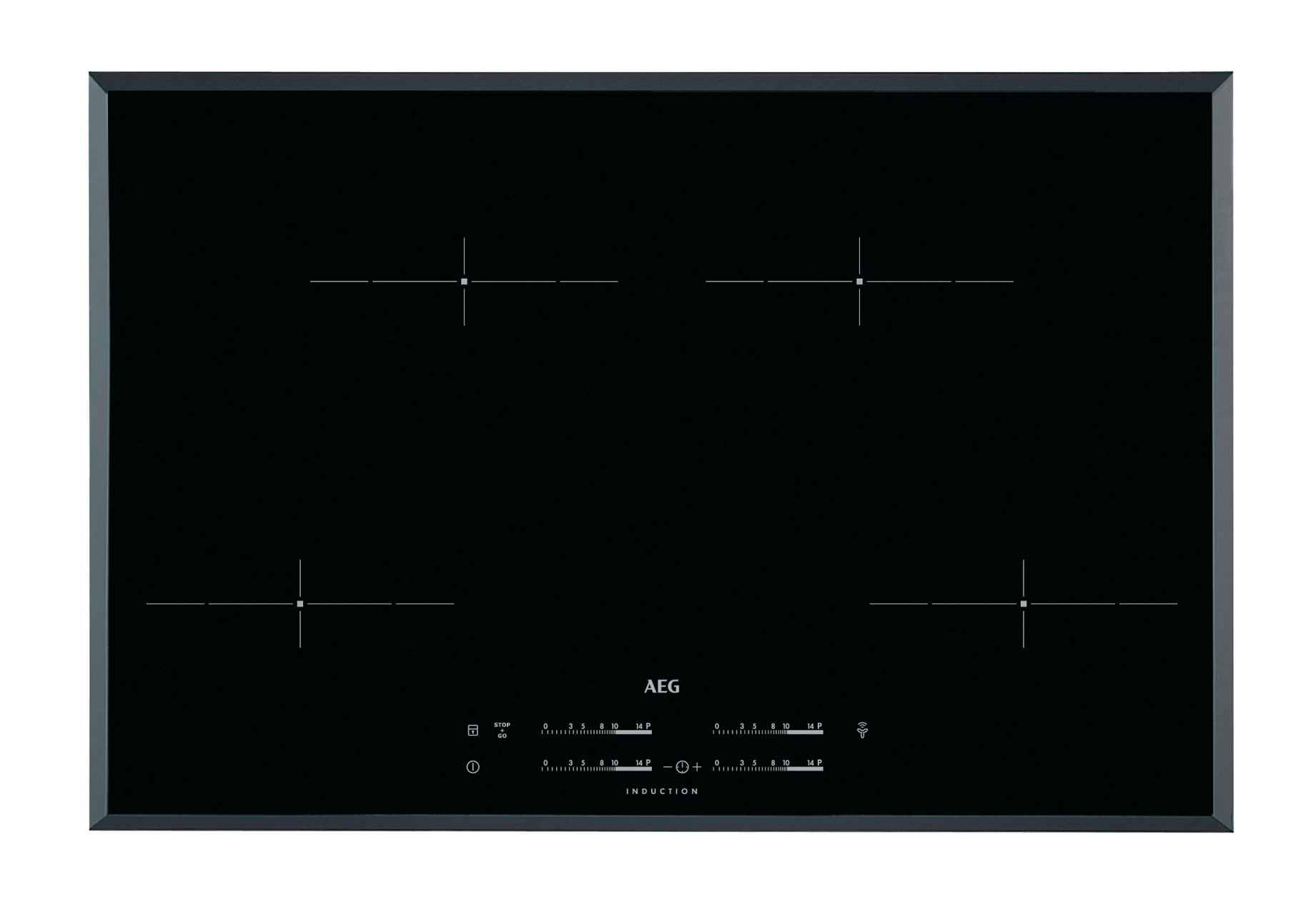 AEG HK854401FB Black Built-in Zone induction hob 4 zone(s)