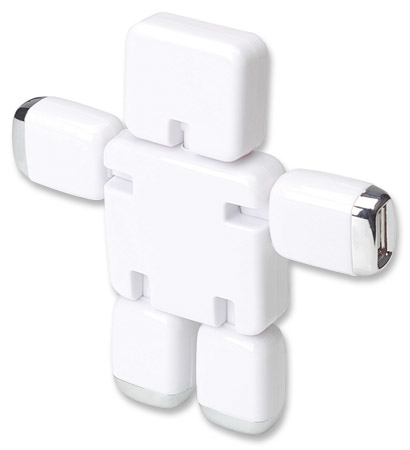 Manhattan 161633 interface hub 480 Mbit/s White