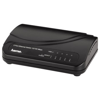 Hama 00108700 network switch Black
