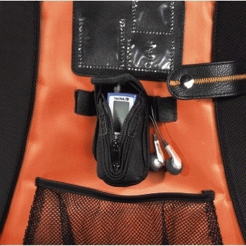 Hama Notebook Rucksack "Dublin", 15.4", black/orange – image 2