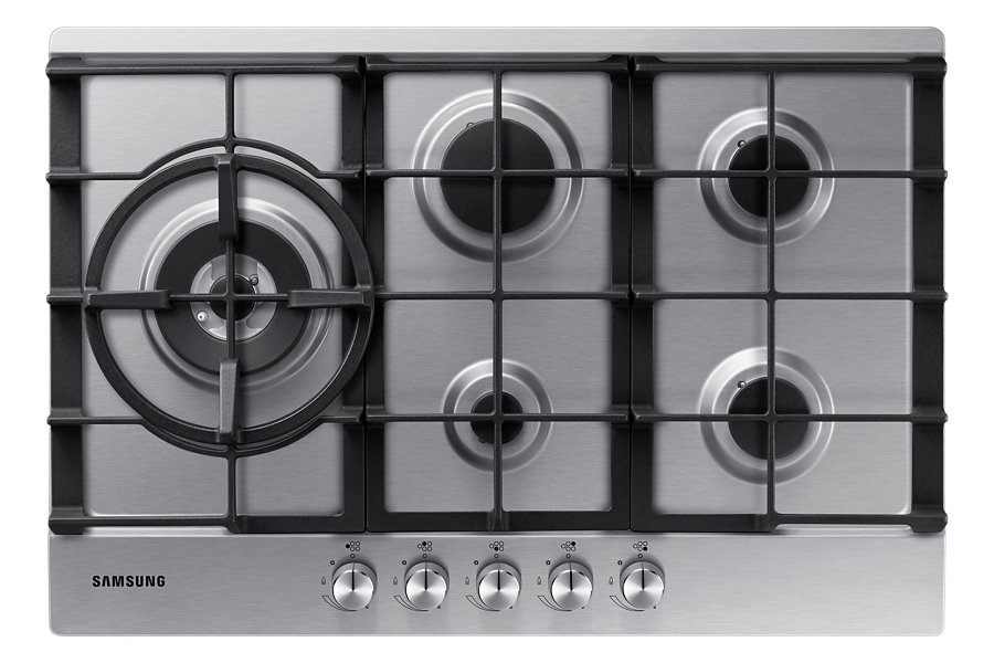 Samsung NA75J3030AS hob Stainless steel Built-in Gas 5 zone(s) – image 2