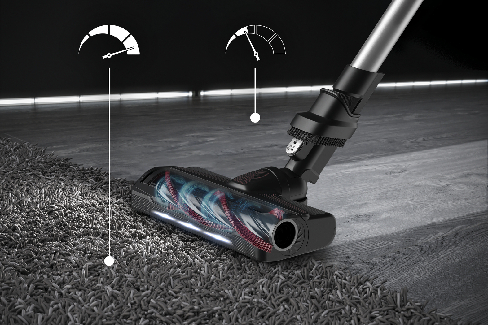 Rowenta RH2077 2-in-1 stick vacuum Battery Dry Bagless – image 5