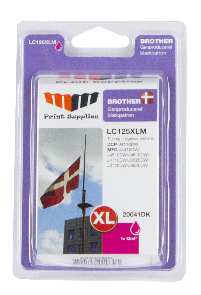 MM Magenta Inkjet Cartridge (LC125XLM)