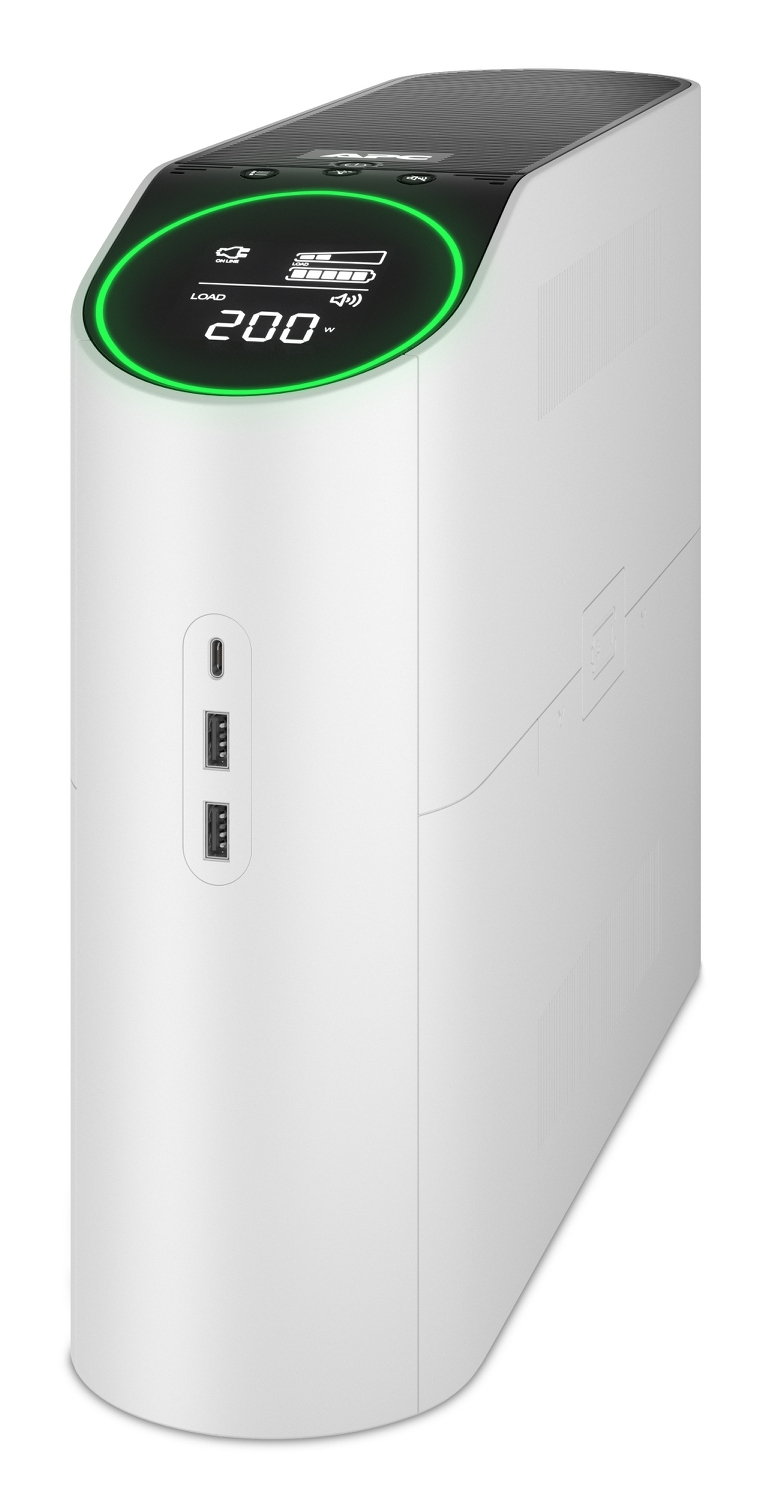 APC Back-UPS Pro Gaming - UPS - tower, RGB lights - AC 230 V - 1320 Watt - 2200 VA - 1-phase - output connectors: 6 - arctic
