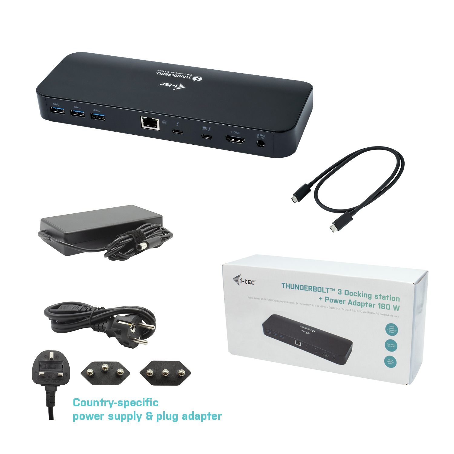 i-tec Thunderbolt 3 Dual 4K Docking Station + Power Delivery – image 6