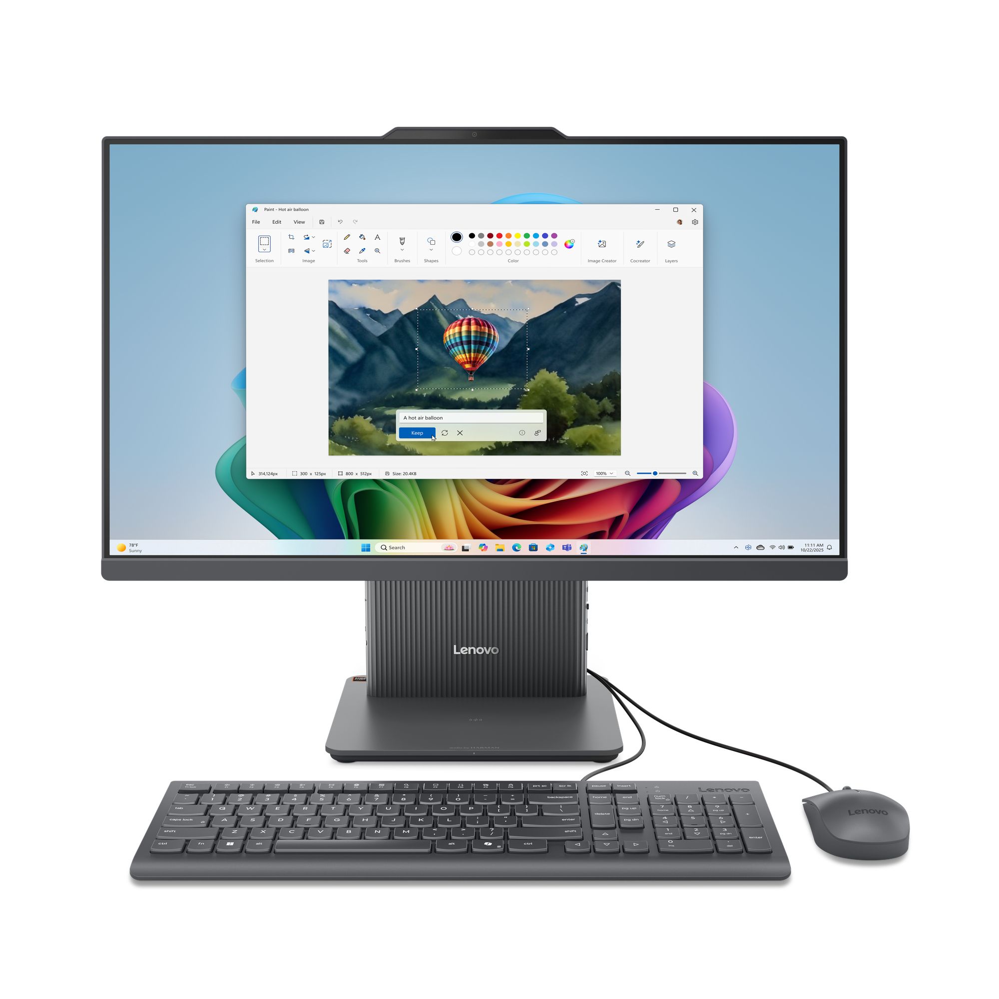 Lenovo IdeaCentre AIO 24AKP10 AMD Ryzen™ 5 60.5 cm (23.8″) 1920 x 1080 pixels All-in-One PC 16 GB DDR5-SDRAM 1 TB SSD Windows 11 Home Wi-Fi 6 (802.11ax) Grey image 11