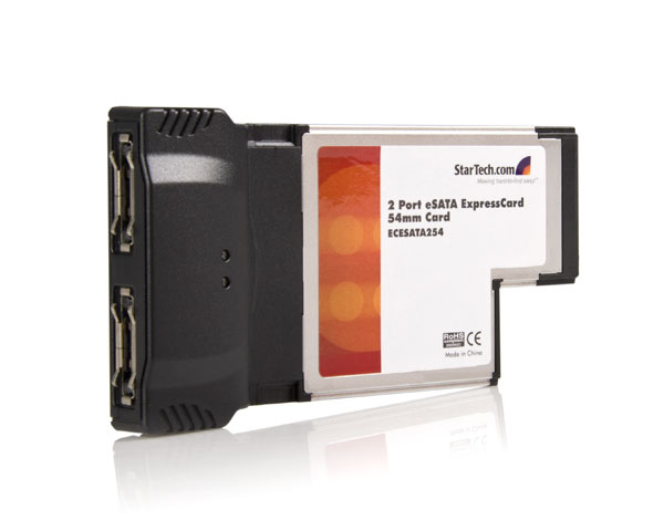 StarTech.com 2 Port ExpressCard eSATA Card