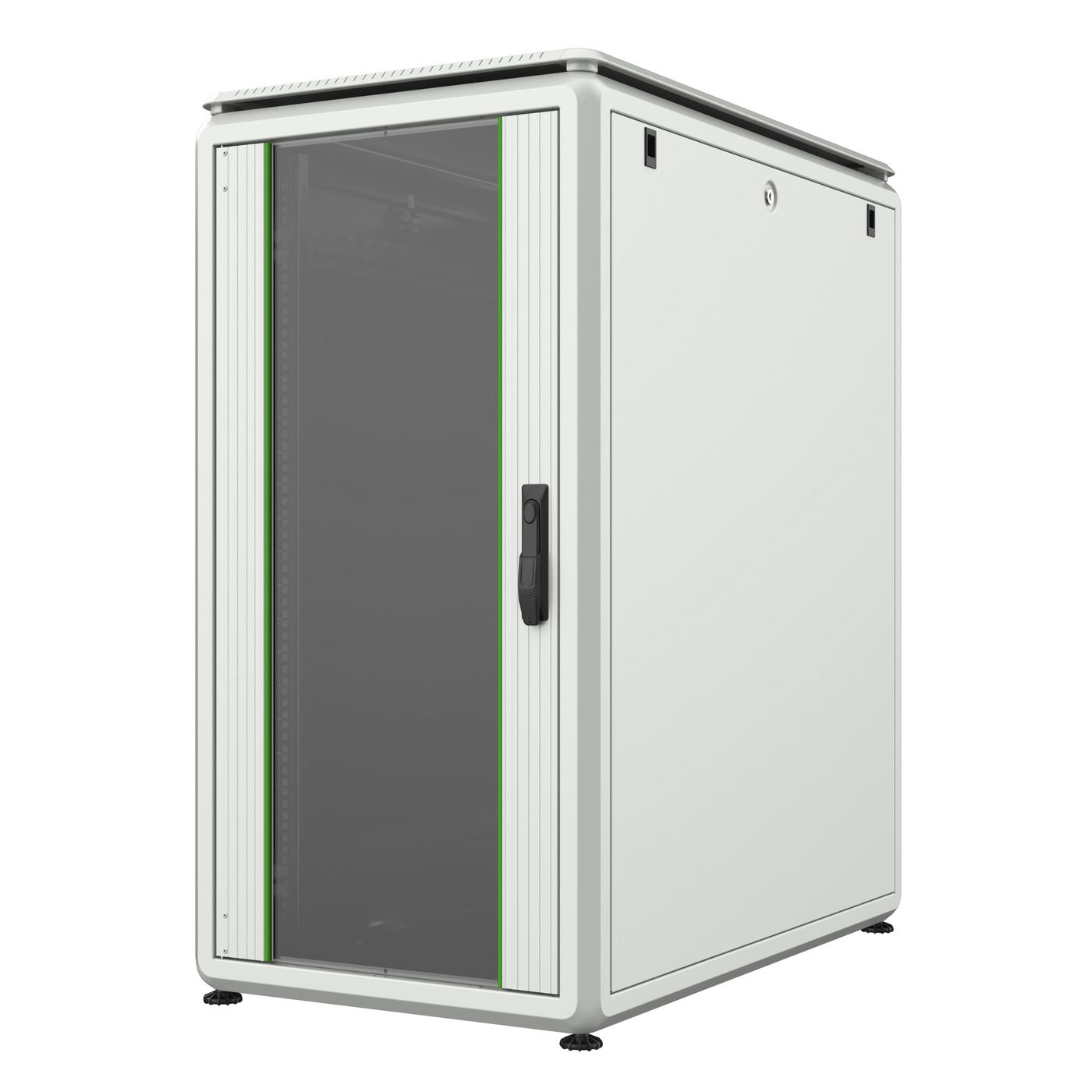 Lanview RDL22U61WH rack cabinet 22U Freestanding rack White – image 1