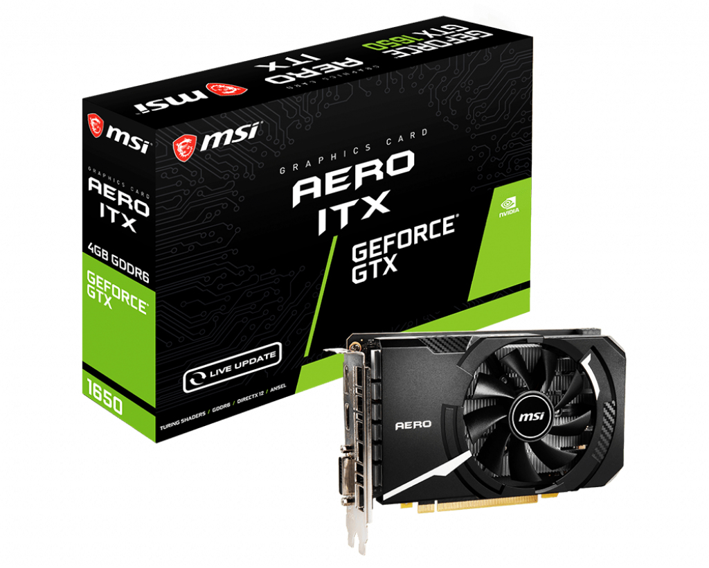 MSI GTX 1650 D6 AERO ITX V1