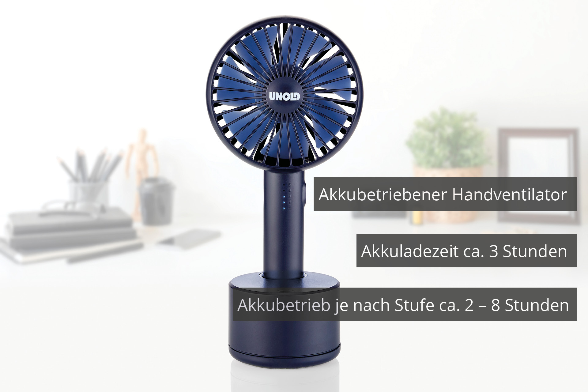 Unold 86638 personal handheld mister/fan Blue – image 2