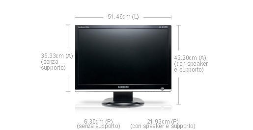 Samsung 223BW computer monitor – image 2