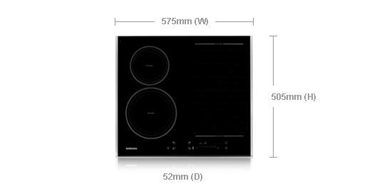 Samsung CTN464NC01 hob Black Built-in Zone induction hob 4 zone(s) – image 2