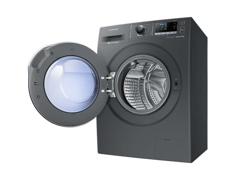 Samsung WD90J6400AX washer dryer Freestanding Front-load Stainless steel – image 3