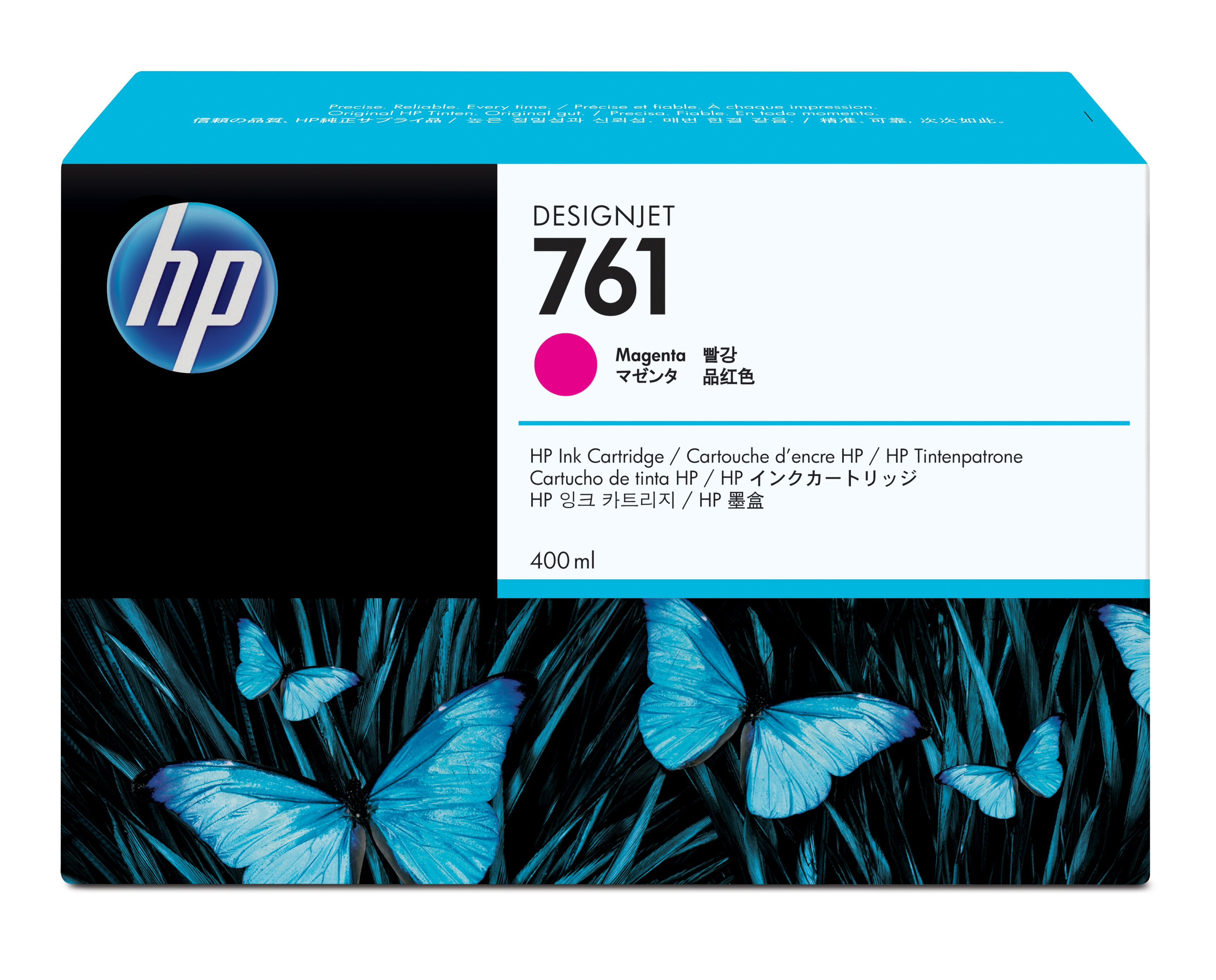Cartucho de Tinta HP 761 - Magenta - Original - (CM993A) - CM993A