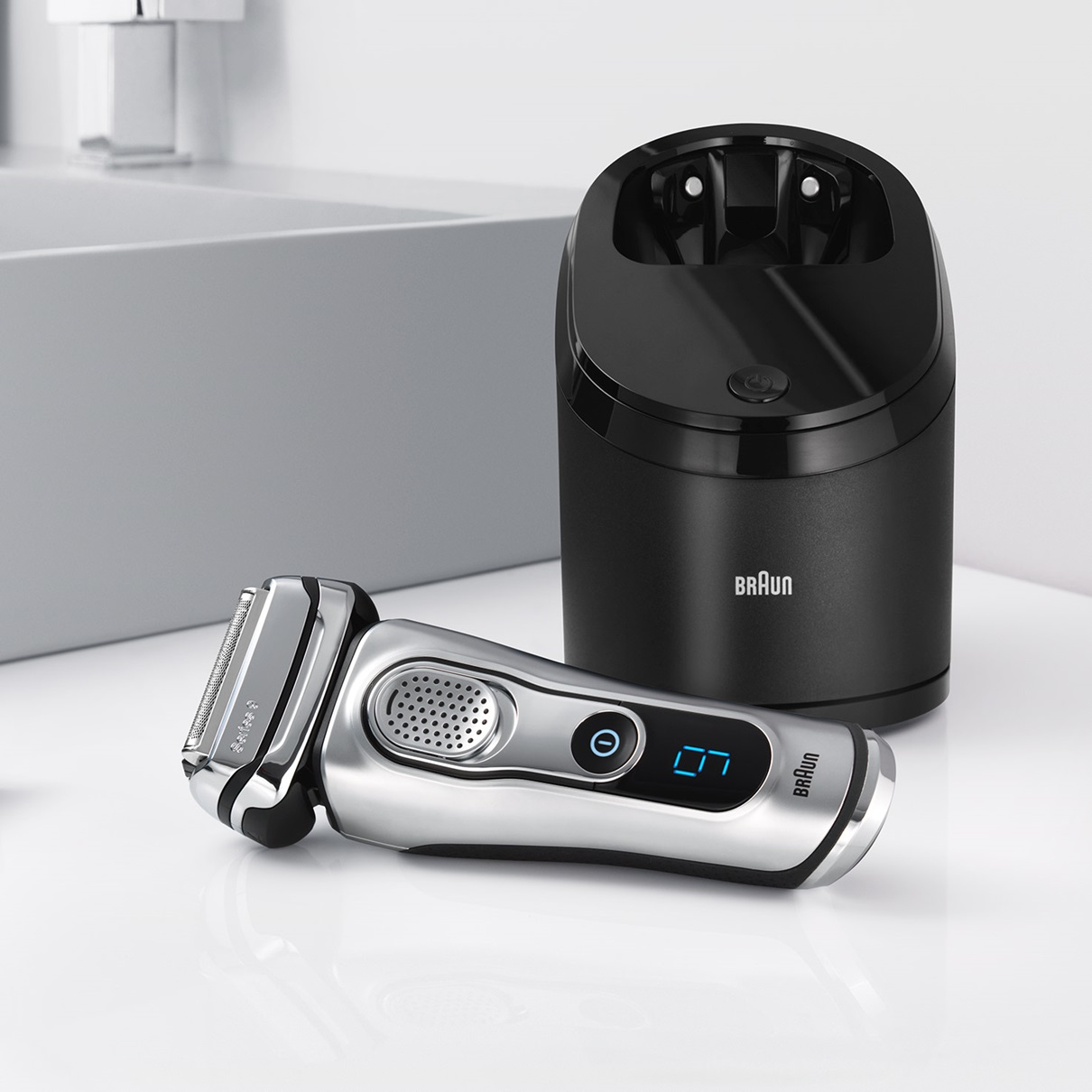 Braun 9-9090cc Foil shaver Trimmer Black, Silver – image 6