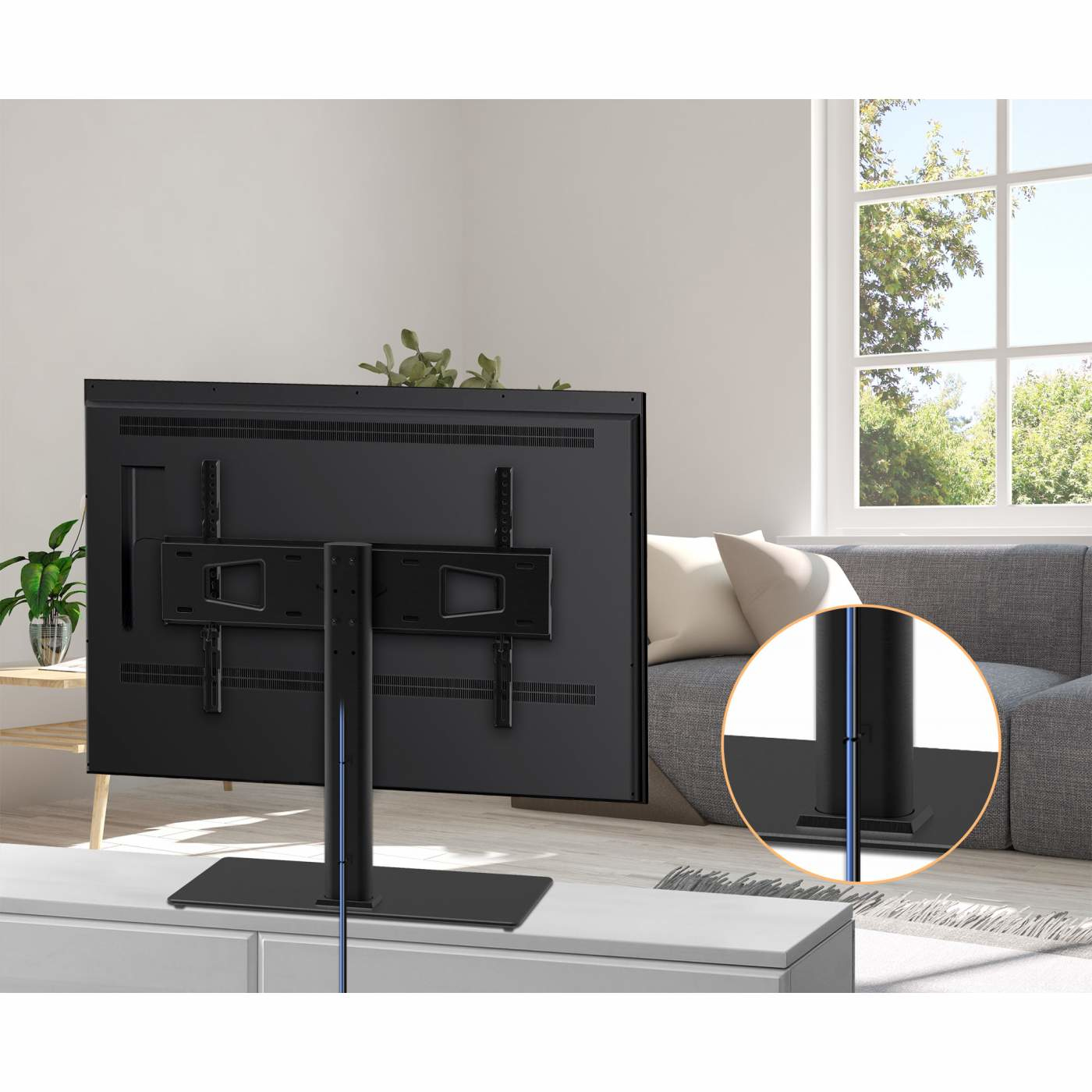 Manhattan Desk Mount for TV & Monitors (Stand Assembly, Height Adjustable), For screens: – image 8