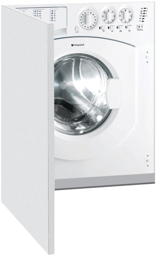 Hotpoint BHWD129 washer dryer Built-in Front-load White