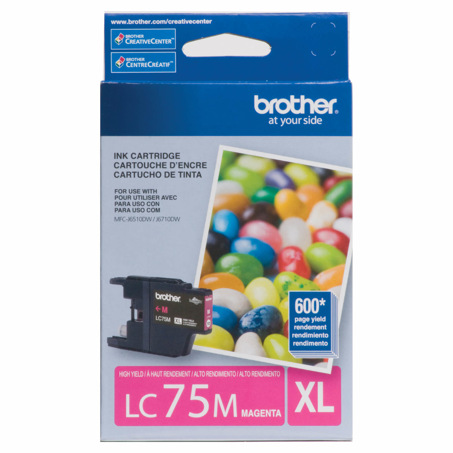 Brother LC-75MS ink cartridge Original High (XL) Yield Magenta