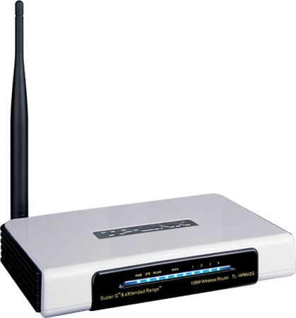 TP-Link TL-WR642G wireless router Black, White