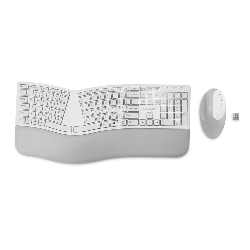 Kensington Pro Fit® Ergo Wireless Keyboard and Mouse—Gray – image 2