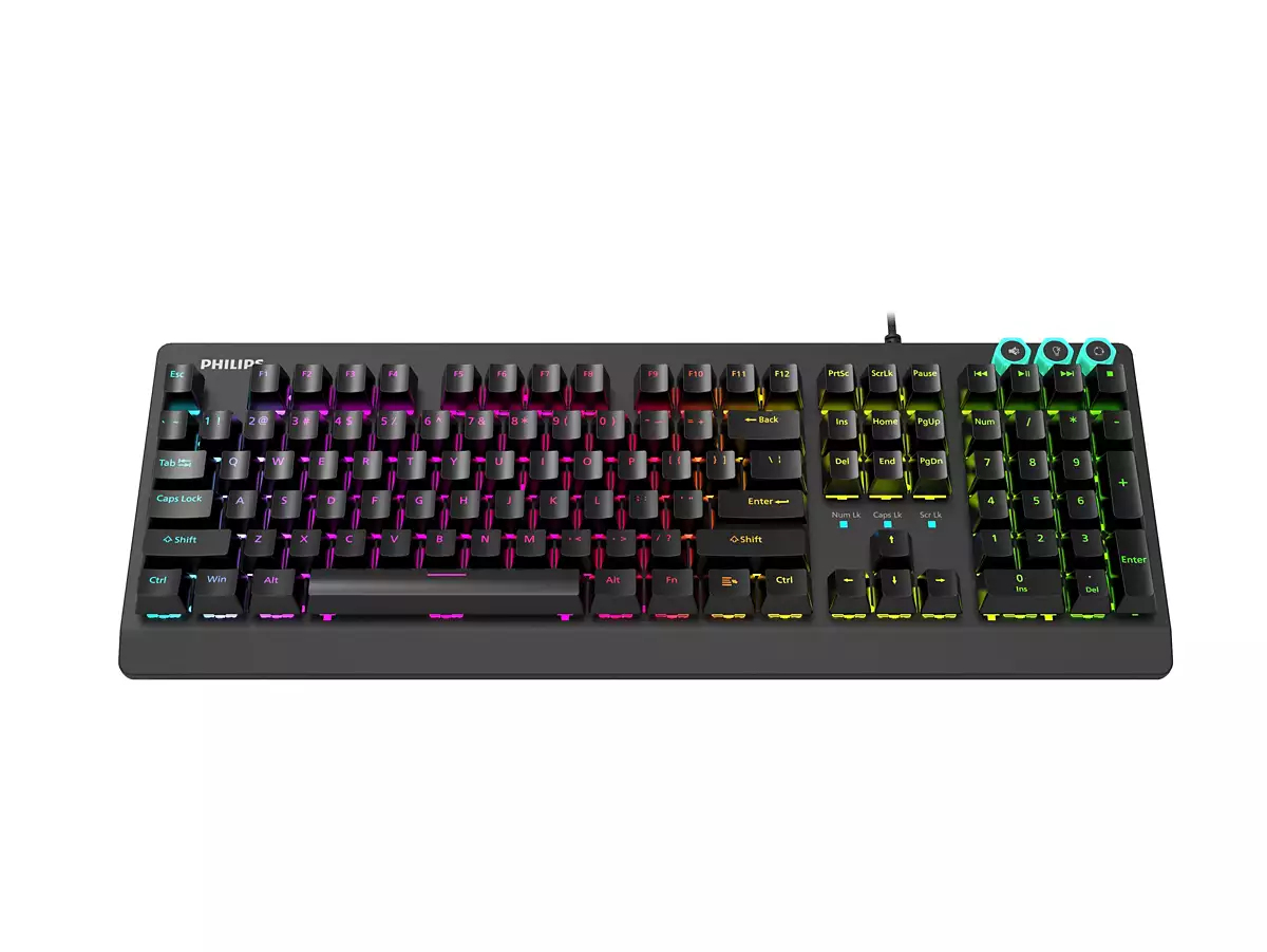 Philips SPK8307BCR/93 keyboard Gaming USB QWERTY Black – image 4