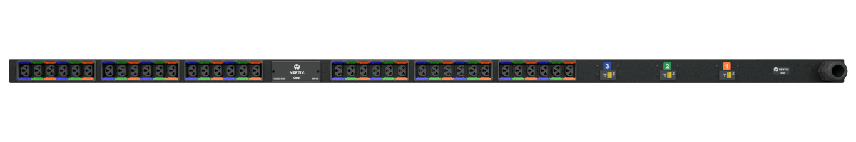 Vertiv Geist MN01X4W1-36CF18-4CS15A0A10-S-A power distribution unit (PDU) 36 AC outlet(s) 0U Black